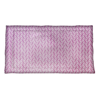 Taie décorative à chevrons Katelyn Elizabeth
