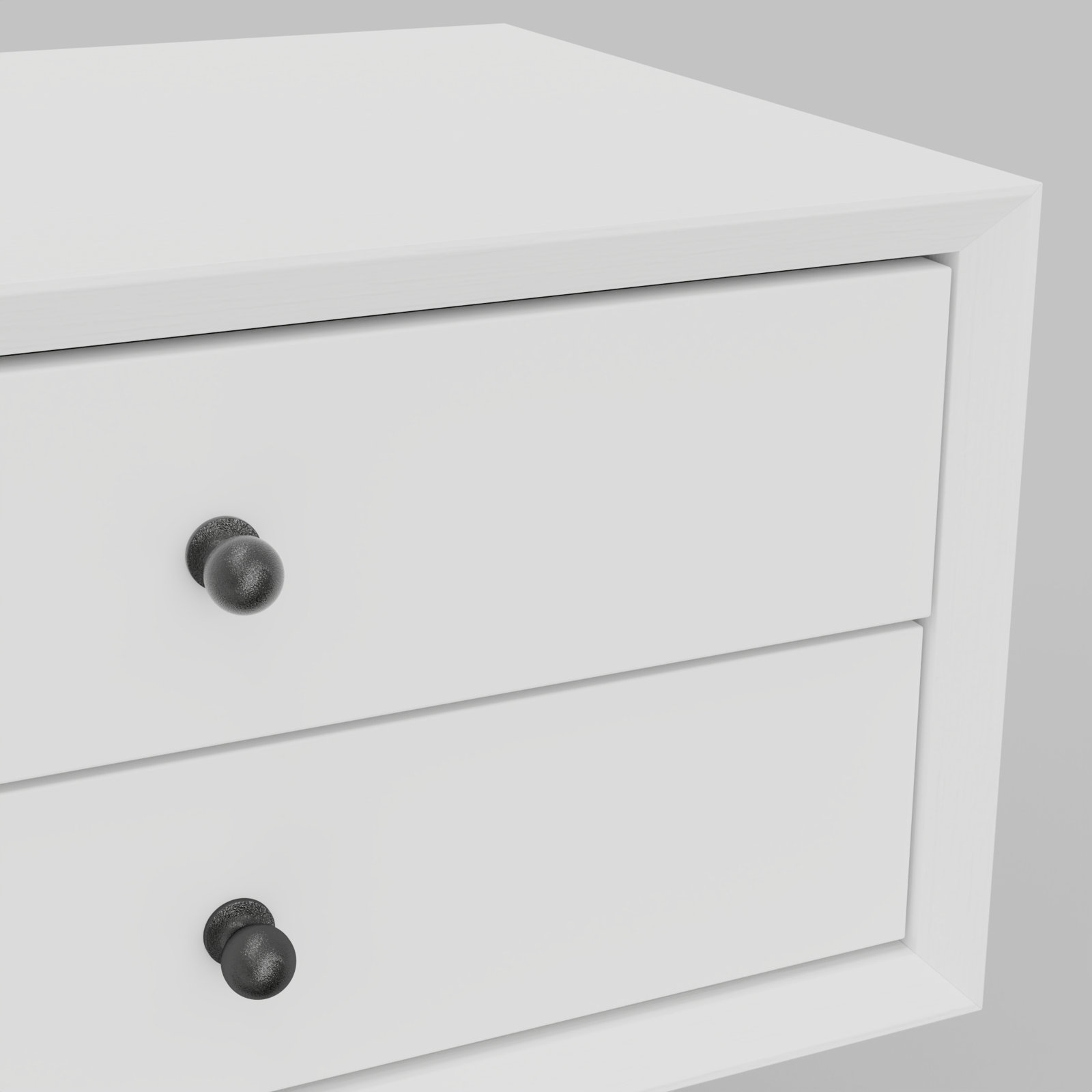 Williams Mahogany Nightstand, White