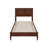 Amandah Low Profile Solid Wood Panel Bed-1063239671-1063239674