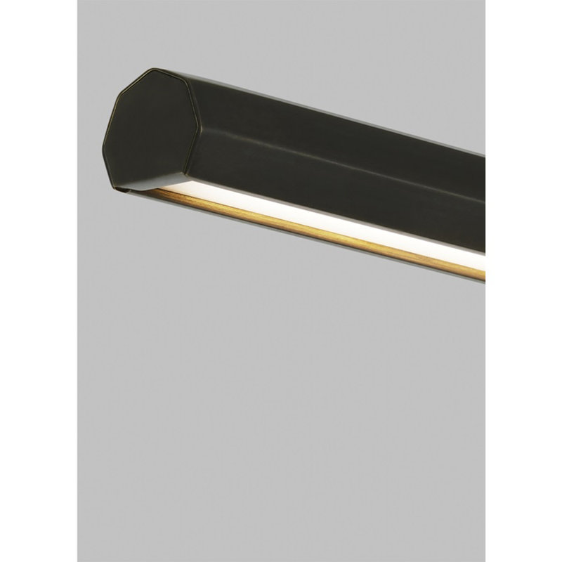 Plural Dimmable LED Wall Mounted Picture Light, Dark Bronze