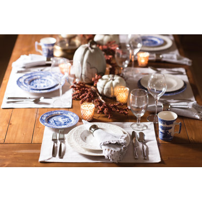 Blue Italian Dinnerware Set