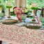 Beatrice Square Tablecloth- Pink And Green-1942546521