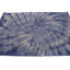 Tapis oriental mauve et bleu marine moderne 5 x 8