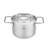 Fissler® Pure Collection Stainless Steel 9-Piece Cookware Set with Metal Lids