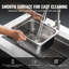 17 Stories 6 Pack Hotel Pans, 1/2 Size Anti-Jam Steam Pan, 6-Inch Deep Table Pan