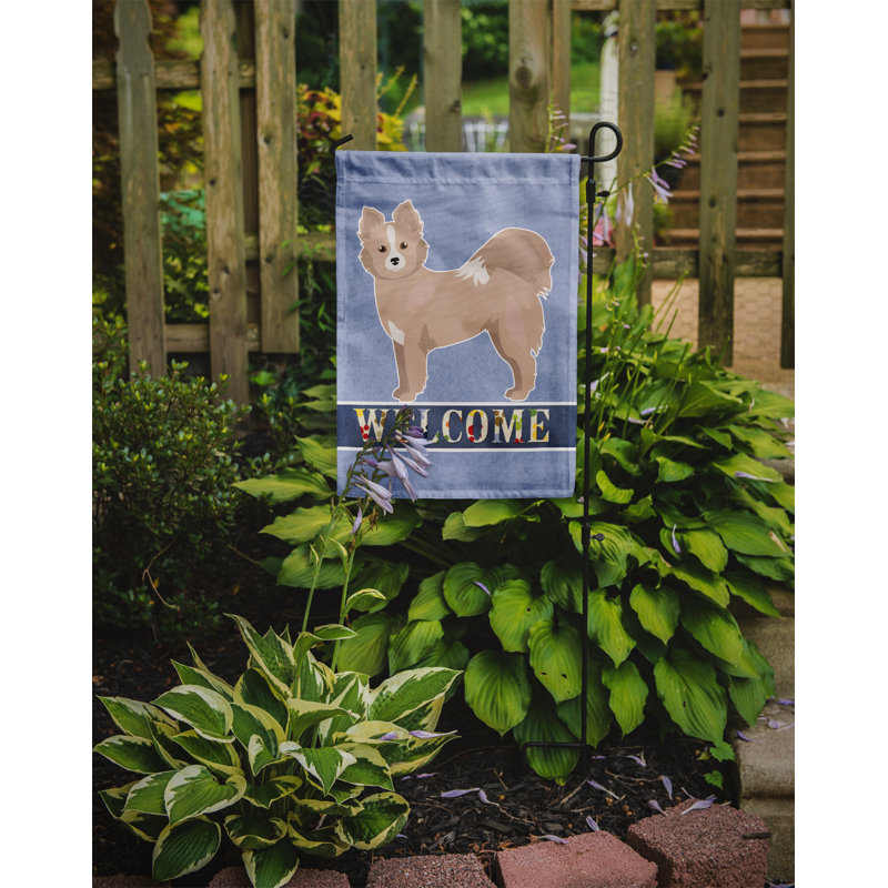 Drapeau impérial Shih Tzu Welcome Garden taille 9EC59815D20042D399EE9FCE8498D299, Pomchi brun clair