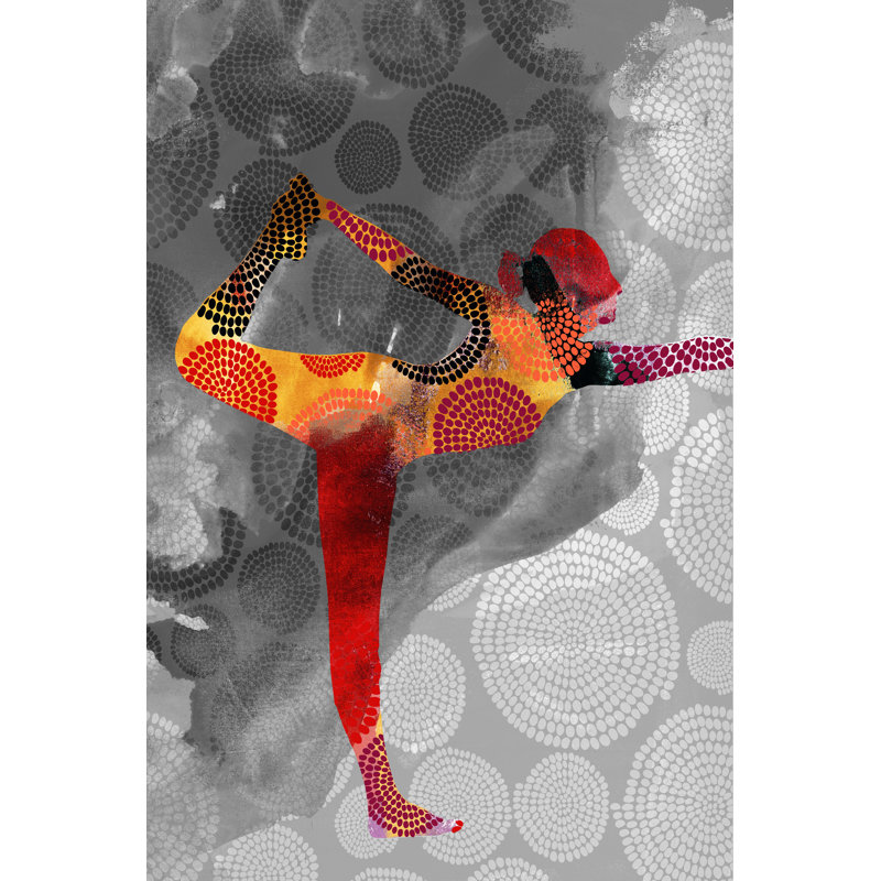 Yoga Pose II - Wrapped Canvas Print, 46cm H x 30cm W x 3.8cm D