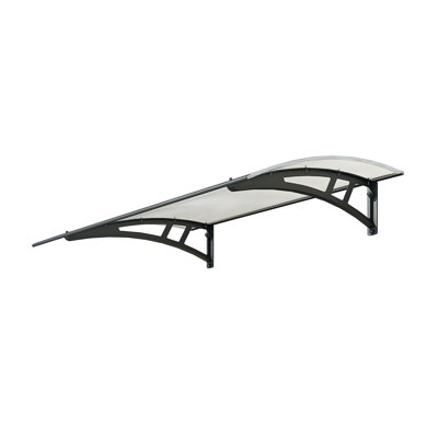 Canopia By Palram 136cm W x 95cm D Plastic Clear Cover Retractable Door / Window Awning