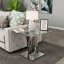 4 Piece Glass And Living Room Table Set-815933872