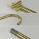 Double Handle Floor Mounted Freestanding Tub Filler Faucet with Handshower
