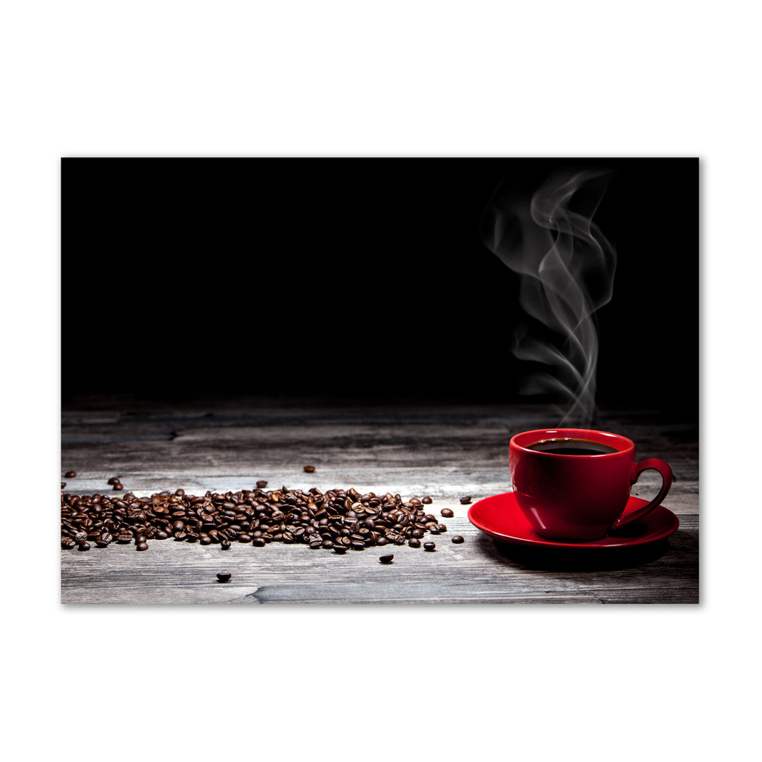 Glasbild Aromatischer Kaffee