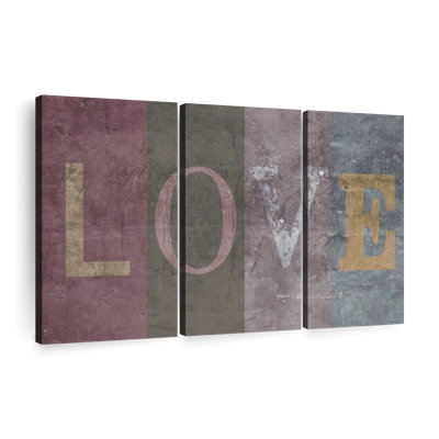 Impression sur toile, "Love sign"