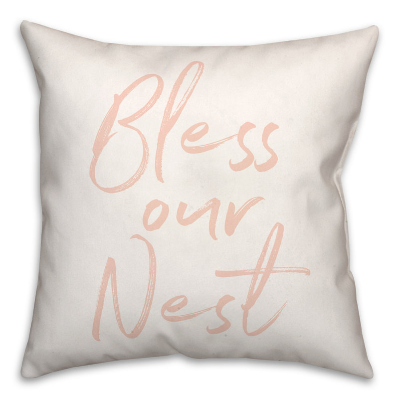 Coussin Bless Our Nest