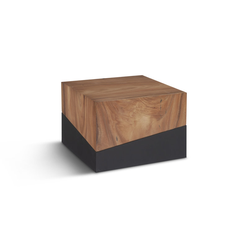 Geometry Solid Coffee Table, Brown