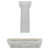 Blanc mat / or