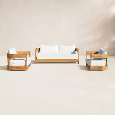 Everlee 5-Person Teak Patio Seating Group
