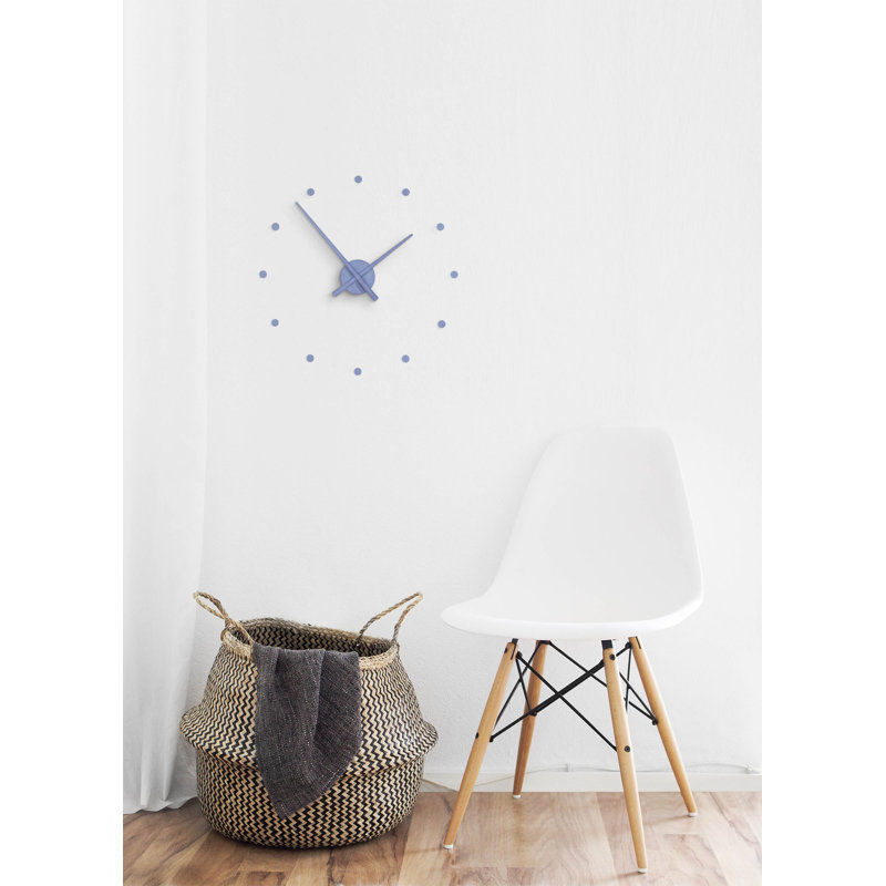 Horloge murale, Bleu acier, Petit