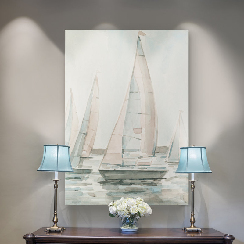 «Soft Sail I», reproduction sur toile, H 12 po x l 8 po x P 1 po, Toile tendue