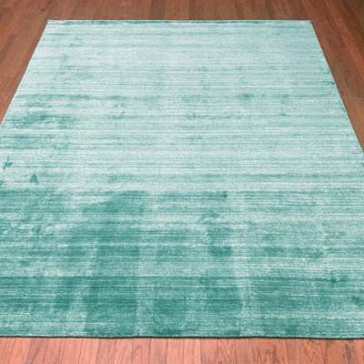 Rectangle Hand Knotted Silk Area Rug