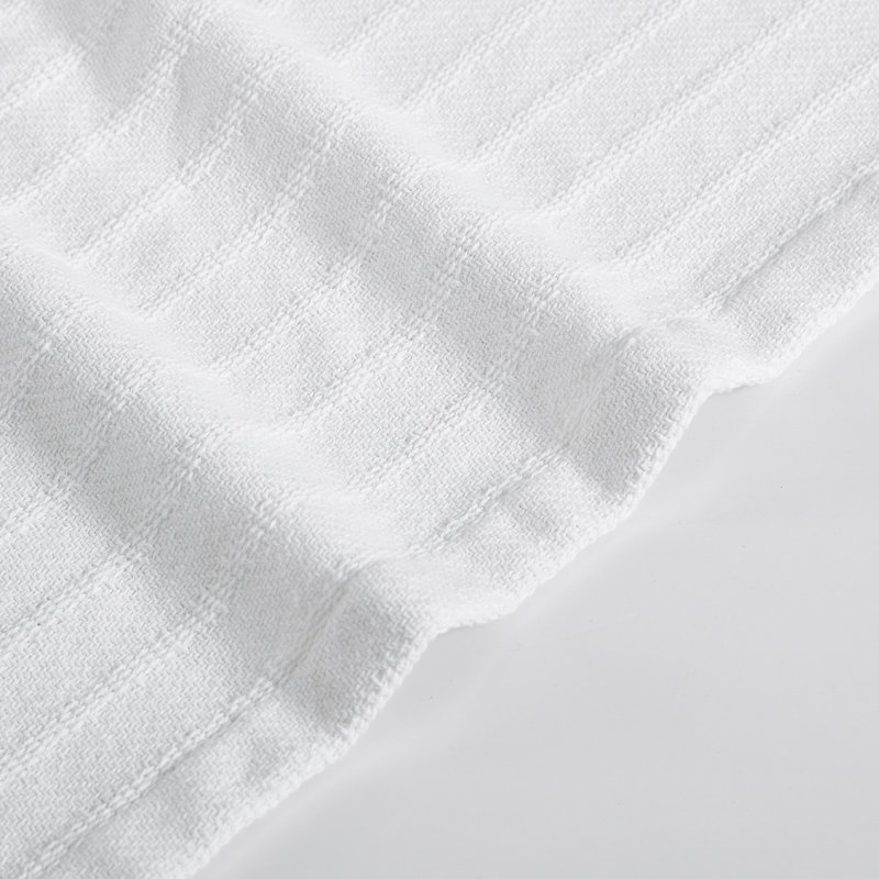 Couverture blanche en coton Vera Wang, Grand lit, 5
