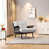 Milky White Polyester Blend/Faux Leather