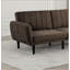Contemporain convertible en lit canapé de futon 1pc-1183094351