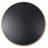 Metal Round Bathroom Mirror (Gold)-41233279