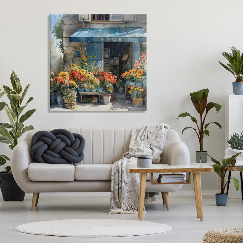 Conception d'art sur toile Winston Porter Village par LSR Design Studio, H 36 po x l 36 po x P 1,5 po