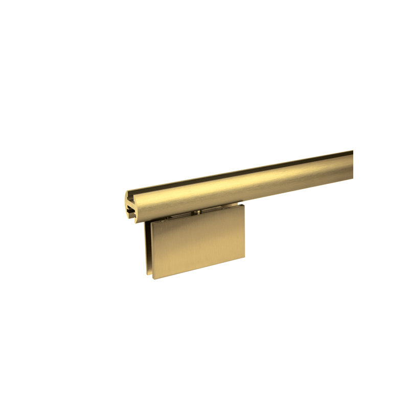 FHC CAMGS06SB Charnière pivotante carrée à plateau ajustable Cambria Grande Series - laiton satiné