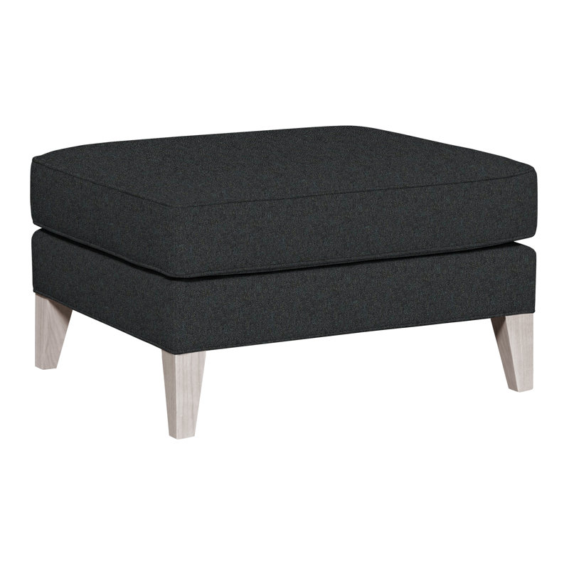 Burlingame Upholstered Ottoman, Dove Gray, Ian Lagoon