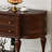 American style solid wood half round sideboard.