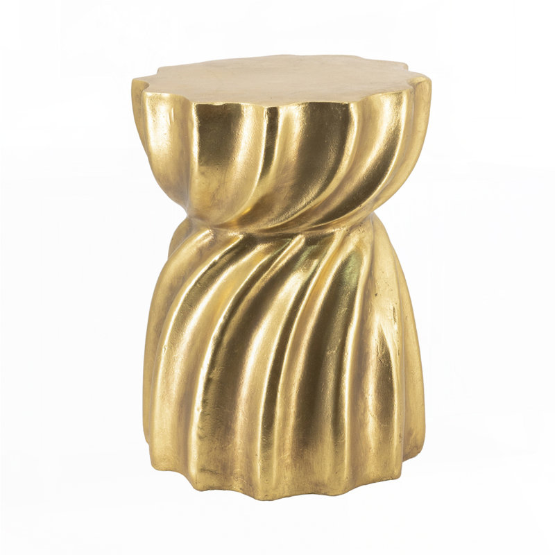 Gold Magnesium Accent Side Table