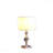 Table Lamp - Metal Frame, Silver Finish