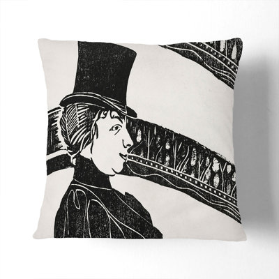 Lady in the Box Scatter Cushion with Filling