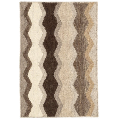 Safety Net Neutral Handwoven Wool Rug