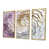 Toile avec cadre flottant or
