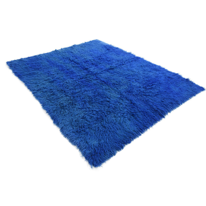 Tapis bleu Parra