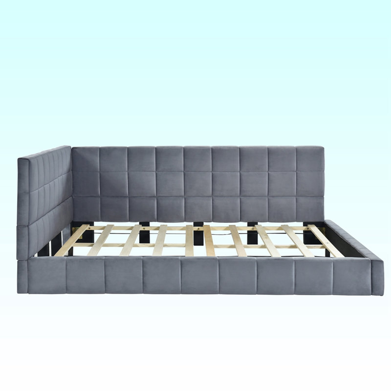 Upholstered Daybed, Gray