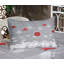 Ensemble de draps et taies décoratives Ambesonne Christmas, gris, rouge, blanc-106798286
