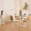 Round Metal Base Dining Table
