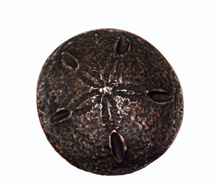 Poignée fantaisie surdimensionnée sable de 2 po, Bronze huilé