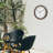 Patio Time Indoor/Outdoor Wall Clock with Thermometer, C4879