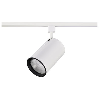 White Adjustable Track Head