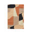 Rectangle Claystone Abstract Hand Woven Flatweave Cotton Area Rug in Beige-565772643