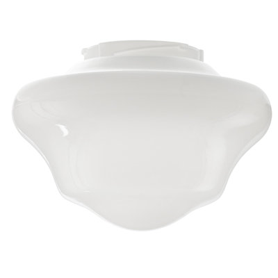 myFanimation Ceiling Fan Schoolhouse Glass - Opal Frosted