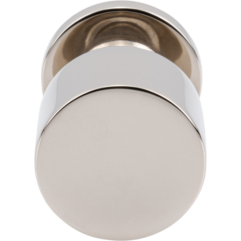 Dante Round Knob, Polished Nickel, 1"