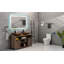 Miroir de salle de bain avec cadre en métal pour mur-110584668-122720346