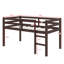 Lit mezzanine simple surélevé avec échelle-2028300184