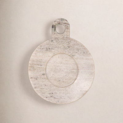 Martinson Handmade Marble Metal Decorative Plate - Set of 1