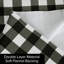 Nappe PEVA imperméable Buffalo Gingham avec envers en flanelle, repas intérieur et extérieur-131239492
